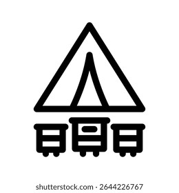 Apiary Icon Vector Symbol Design Illustration