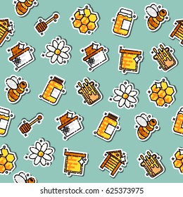Apiary icons pattern
