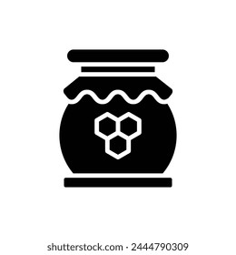 Apiary Jar Filled Icon Vector Illustration