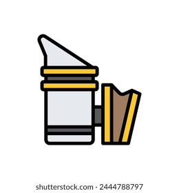 Apiary Smoker Icon Vector Illustration