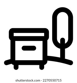apiary vector icon illustration asset