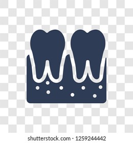 Apicoectomy icon. Trendy Apicoectomy logo concept on transparent background from Dentist collection