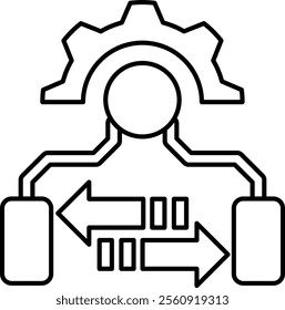 APIs Icon - Line Style - How to use AI Theme