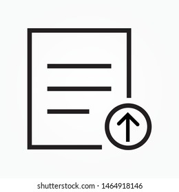 apload document icon design vector illustration