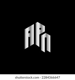 APN Monogram Logo Design Vector