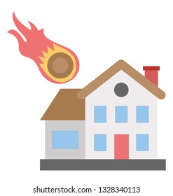 Apocalypse flat icon design 