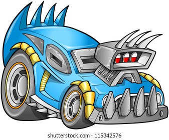 Apocalyptic Car Vehicle vector