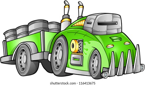 Apocalyptic Car Vehicle Vector