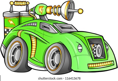 Vector de vehículo de automóvil apocalíptico
