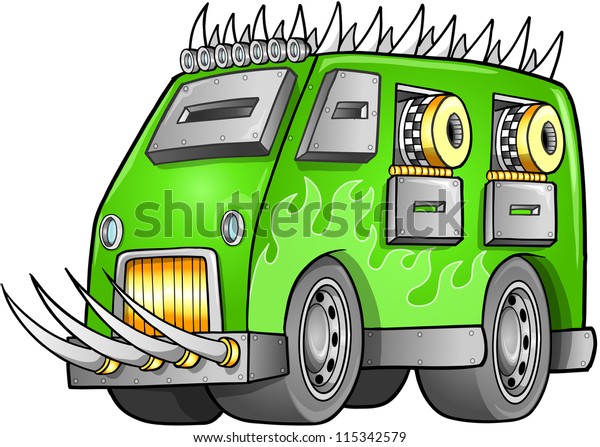 Apocalyptic Van Vehicle\
Vector