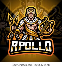 Diseño del logo de la mascota de esport Apollo