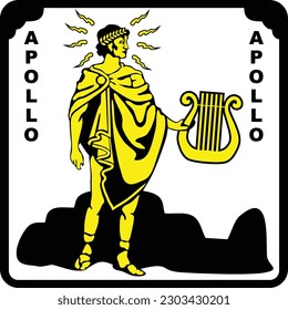 El Dios Apolo de Roma y el vector griego
