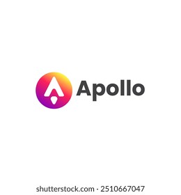Diseño moderno del Vector del logotipo de Apollo