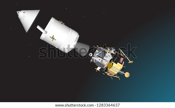Apollo\
spacecraft to the moon of the United\
States