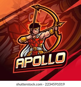 Apolo esport mascot logo design