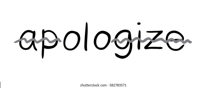 apologize