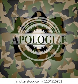 Apologize camo emblem