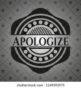 Apologize dark emblem. Retro