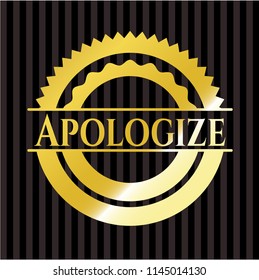 Apologize golden emblem