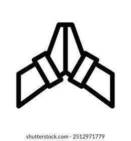 Apologize Icon Vector Symbol Design Illustration