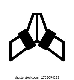 Symbol entschuldigen, Vektorsymbol-Entwurfsgrafik