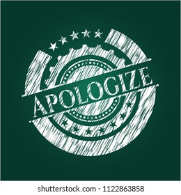 Apologize on blackboard