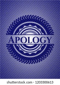 Apology jean background