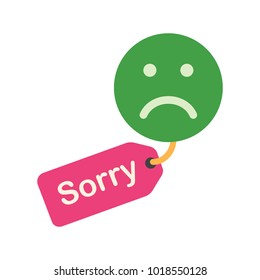 Apology tag Icon