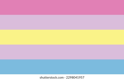 Aporagender Pride Flag. Non-binary gender, or group of genders, defined as being separate from male, female, and anything in between, while still being a strong and specific gendered feeling.