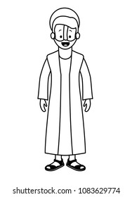 apostle of Jesus with halo character