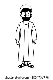 apostle of Jesus with halo character