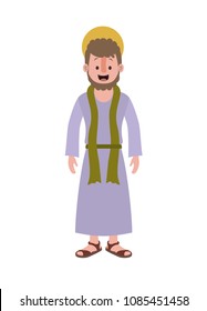 apostle of Jesus with halo character