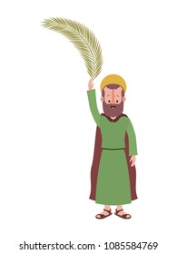 apostle of Jesus with palm leaf character