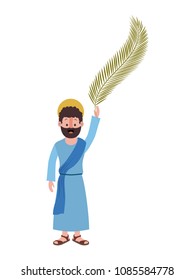 apostle of Jesus with palm leaf character