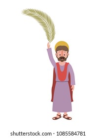 apostle of Jesus with palm leaf character