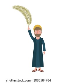 apostle of Jesus with palm leaf character