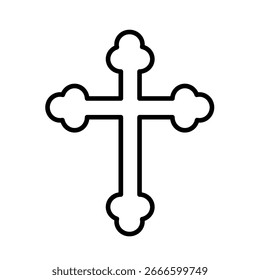 Cruz de los Apóstoles - icono de Vector