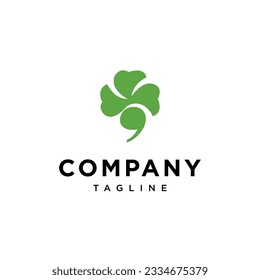 Apostrove clover logo icon vector template.eps