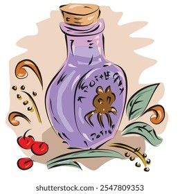 Apothecary Sign and Vector Illustration