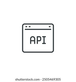 App Api icon, vector illustration