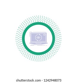 App, application, new, software, update Glyph Icon. Vector isolated illustration