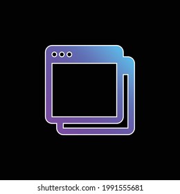 App blue gradient vector icon