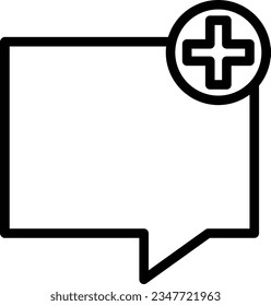 App Bubble Communication Outline Icon