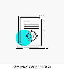 App, build, developer, program, script Line Icon