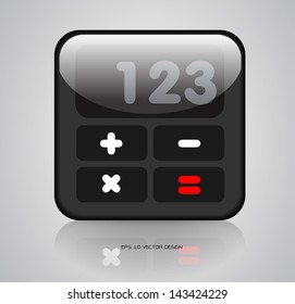 app, Calculator vector icons design.
