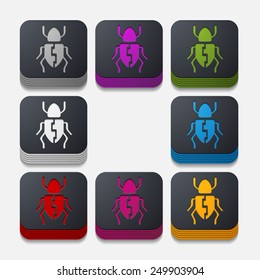 app concept, beetle, insect
