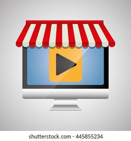 App concept with icon design, vector illustration 10 eps graphic.