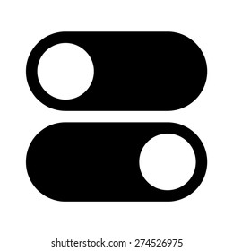 App control panel or control settings flat vector icon for apps and websites