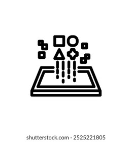 App creative icon or logo design isolated sign symbol vector illustration. High quality black line style vector suitable for designers, web developers, displays and websites