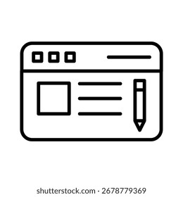 App Línea de diseño icono Vector colección